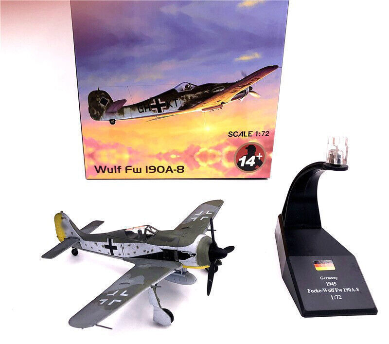 Wltk 1/72 German Luftwaffe Focke-Wulf Fw 190 Shrike Fighter 1945 Diecast Model