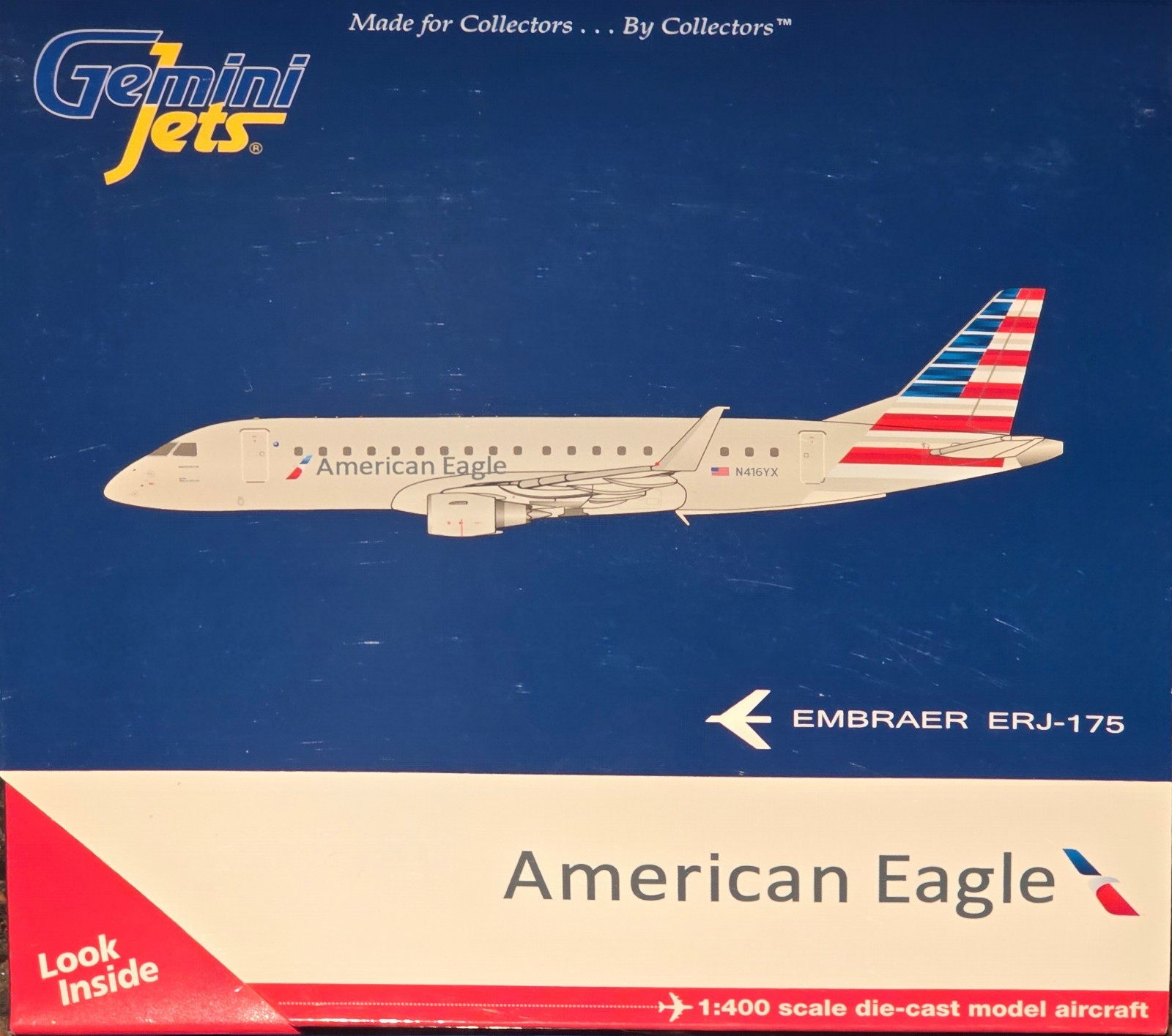 Gemini Jets 1:400 American Eagle / Republic Embraer ERJ-175 N416YX