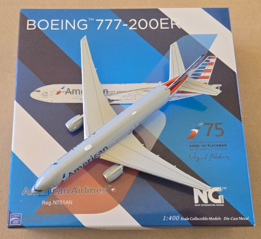 1:400 Boeing 777-200ER American Airlines N751AN NG Models