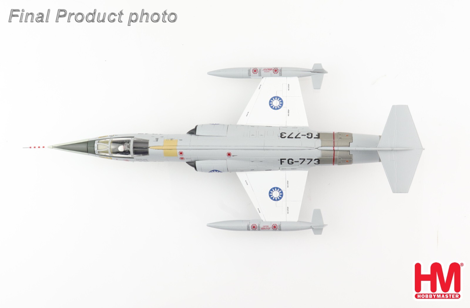 LOCKHEED F-104G STARFIGHTER 4347 CAPT. S. L. HU 3RD – HOBBY MASTER HA1072 1/72