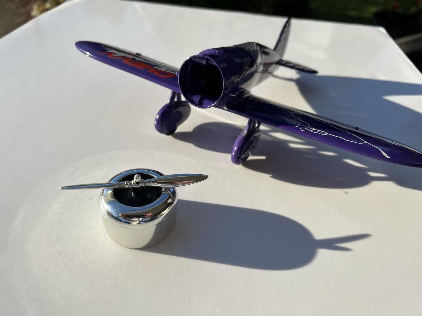 LIBERTY CLASSICS CHEVY THUNDER REVELL PROPELLER AIRPLANE COIN BANK CHEVROLET WOW