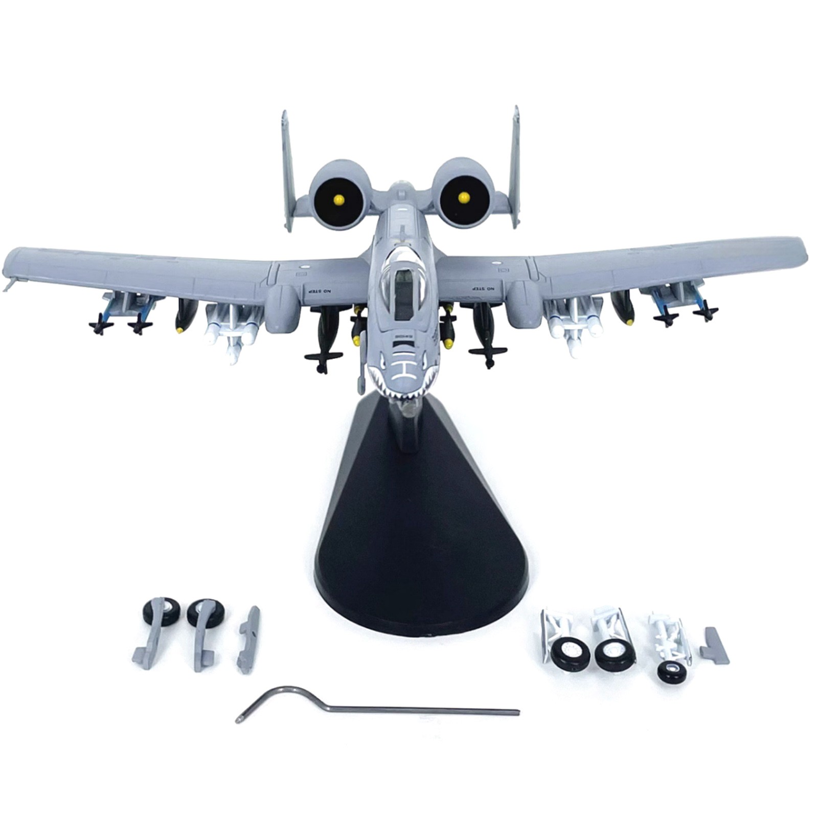 6.5in 1/100 Scale US A-10A Attack Plane Model Military Aircraft Decoration