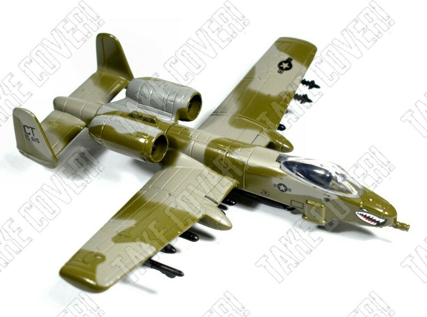 Motormax Skywings – A-10 Thunderbolt II – Diecast Warthog USAF Aircraft Toy