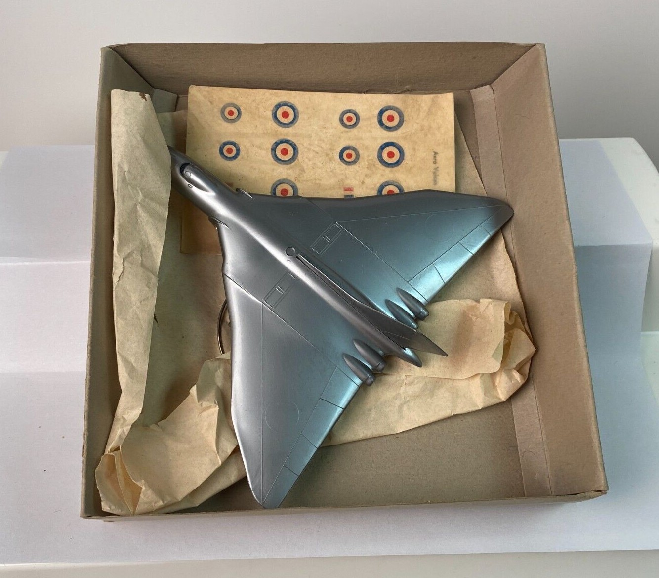 Wiking Flugzeug Modelle Plastic 1:200 Airplane Avro Vulcan In Original Box