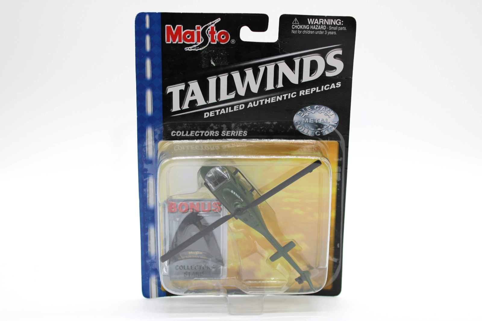 VTG Maisto Tailwinds Collectors Series Bell OH-58A Kiowa Helicopter w/Stand NEW