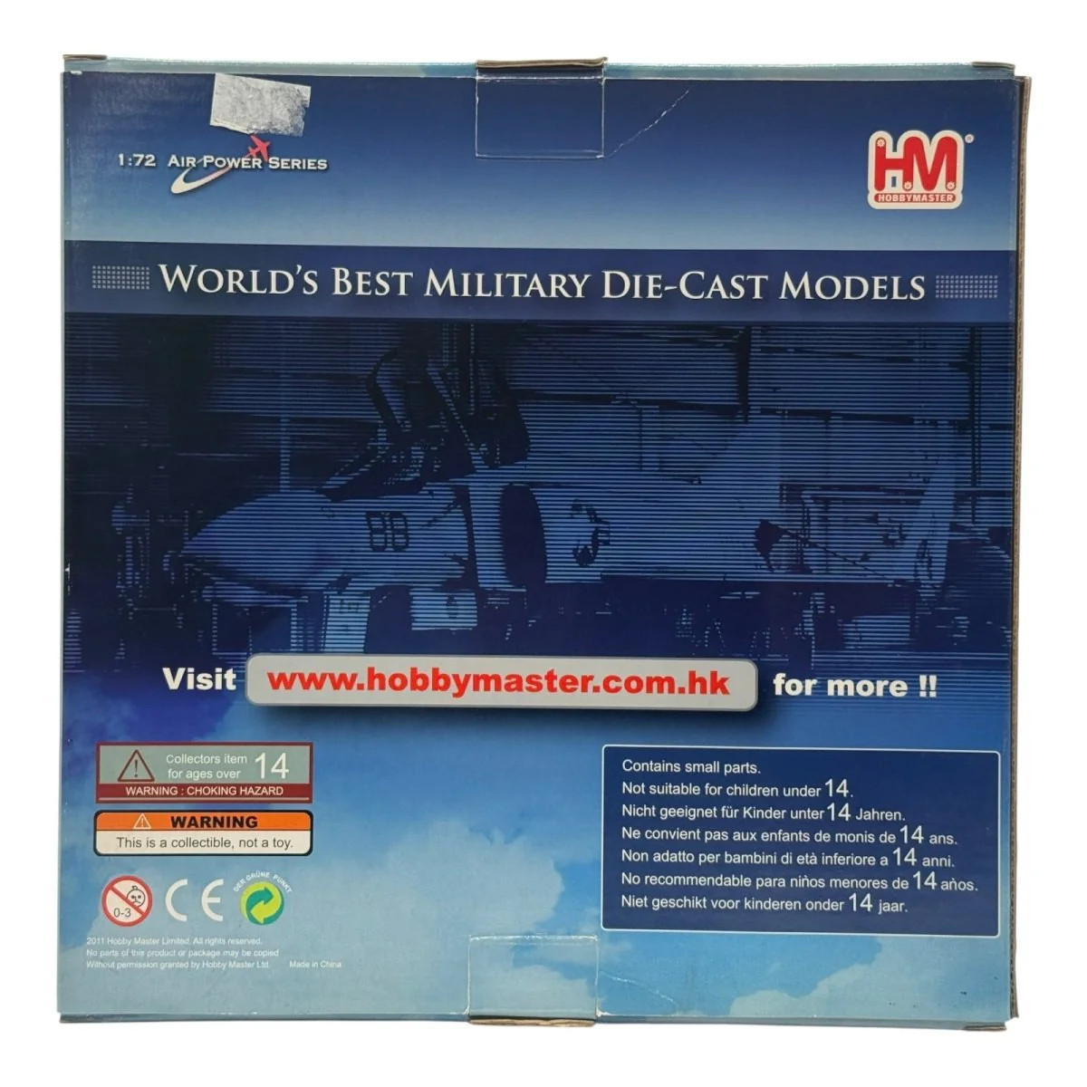 Hobby Master HA1925 1:72 F-4E Phantom II 3-6684 32nd TFW IRIAF 1986