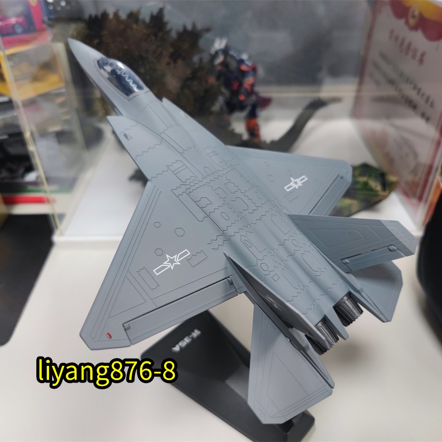 75th Anniversary 1:64 J35A Aircraft Plane Model Fighter Jet Diecast Figure Toys