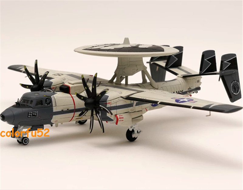 1/144 S14 E-2C AWACS E2 VAW-120 USS George Bush Aircraft Carrier Alloy Finished