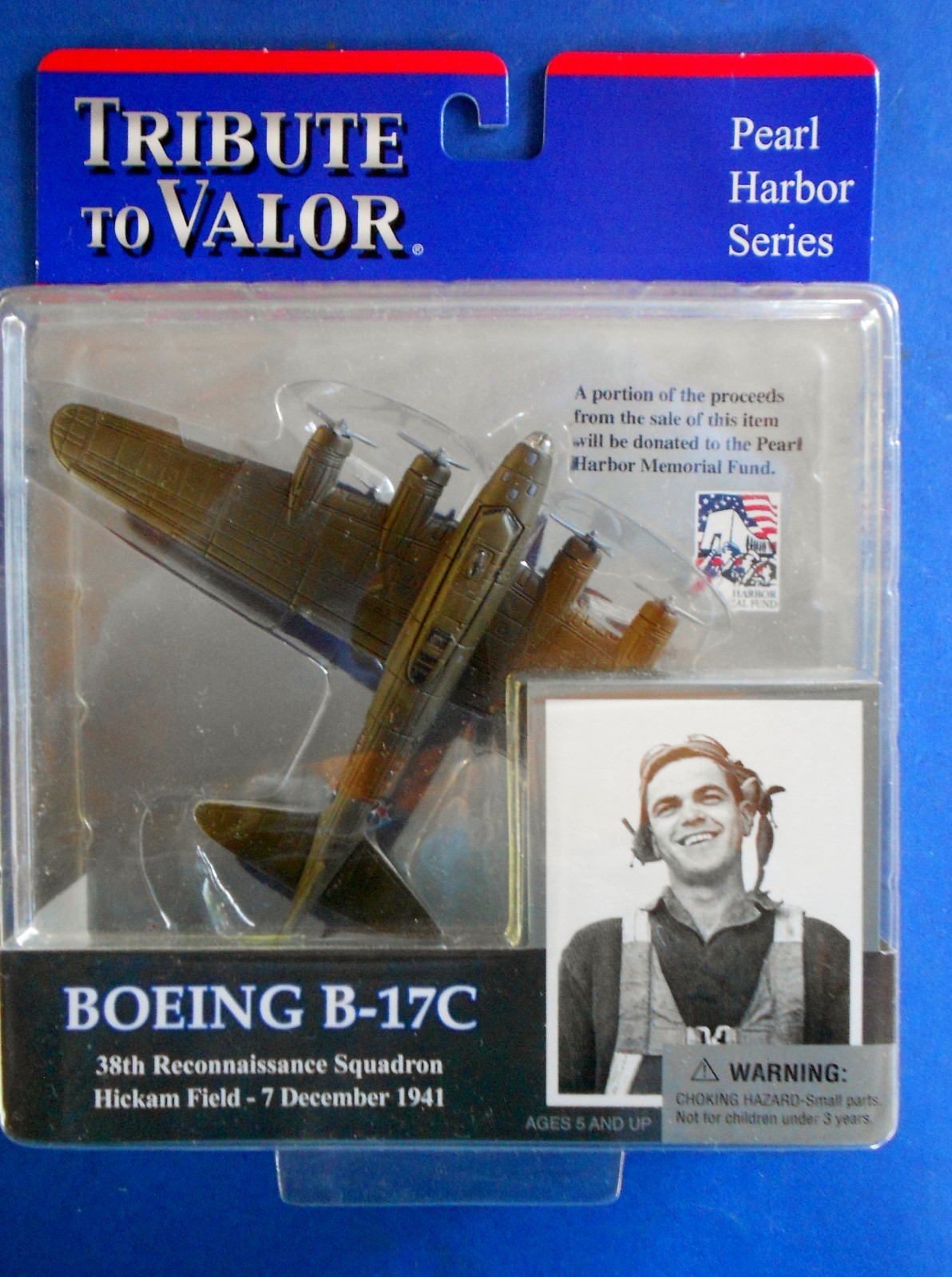 Tribute To Valor – Pearl Harbor Series Boeing B-17C NOS – Sealed Package
