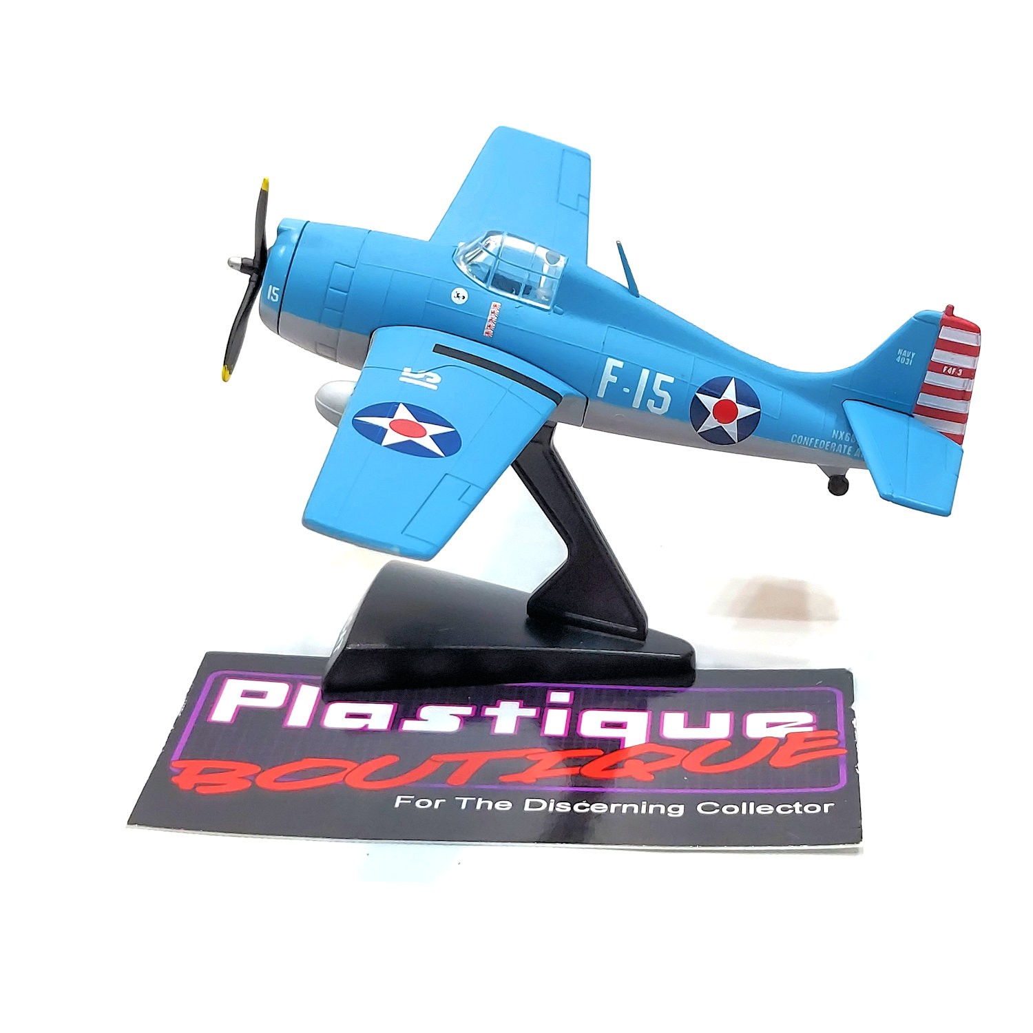 Del Prado F4F Wildcat 1:87 #30 AIRCRAFT OF ACES DIE CAST MILITARY USAF GRUMMAN