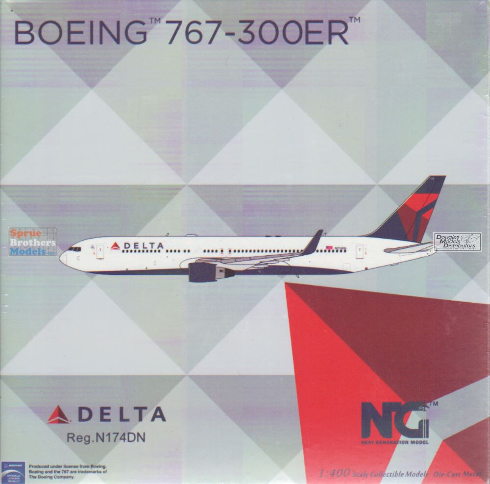 NGM17001 1:400 NG Model Delta Airlines B767-300ER Reg #N174DN