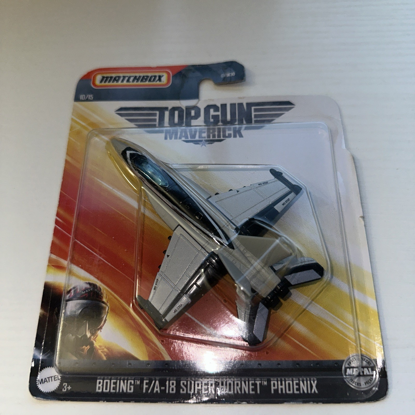 Matchbox Top Gun Maverick 3/15 Boeing F/A-18 Super Hornet HERO Jet