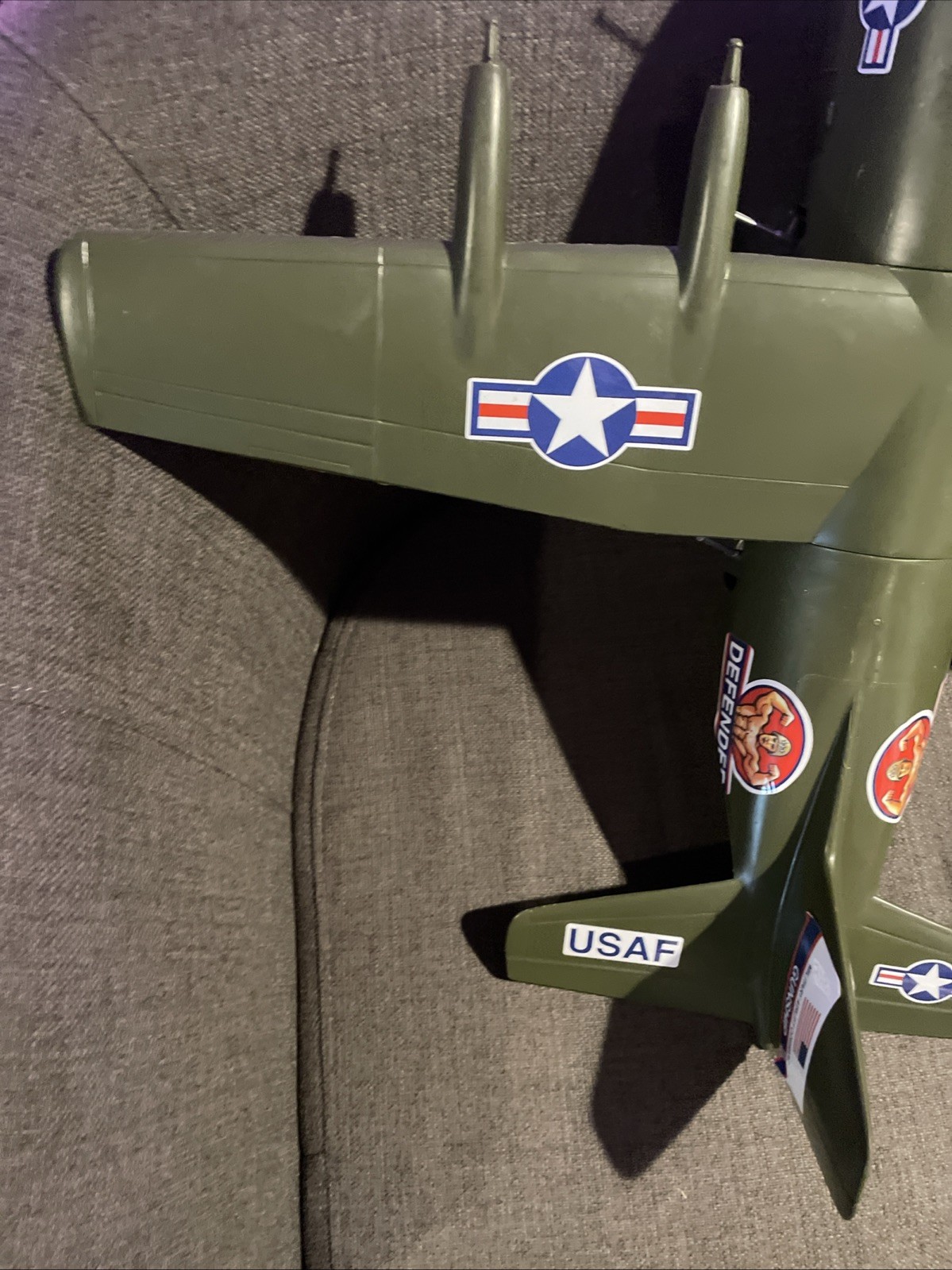 Vintage Hercules C-130 Processed Plastics 6270 Military Cargo Toy Plane