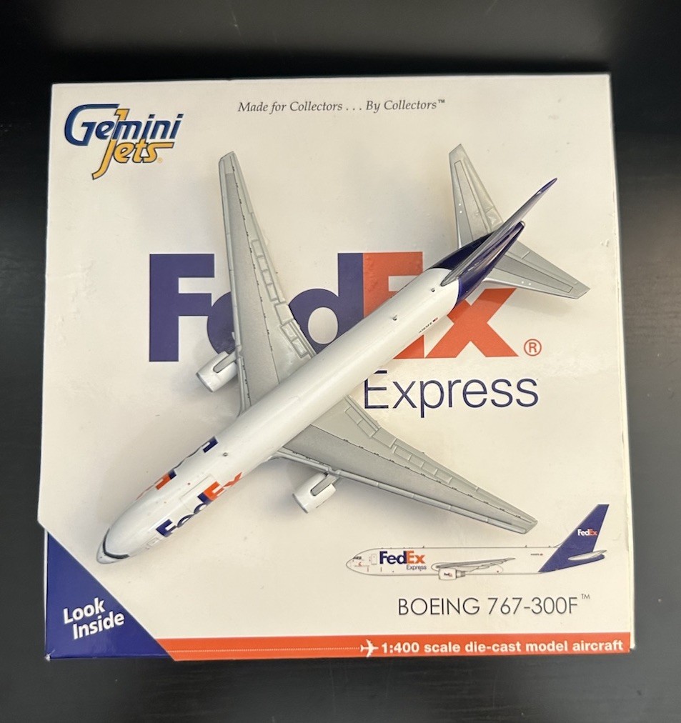 GeminiJets 1:400 FedEx Express Boeing 767-300F N103FE GJFDX1769 Scale Model