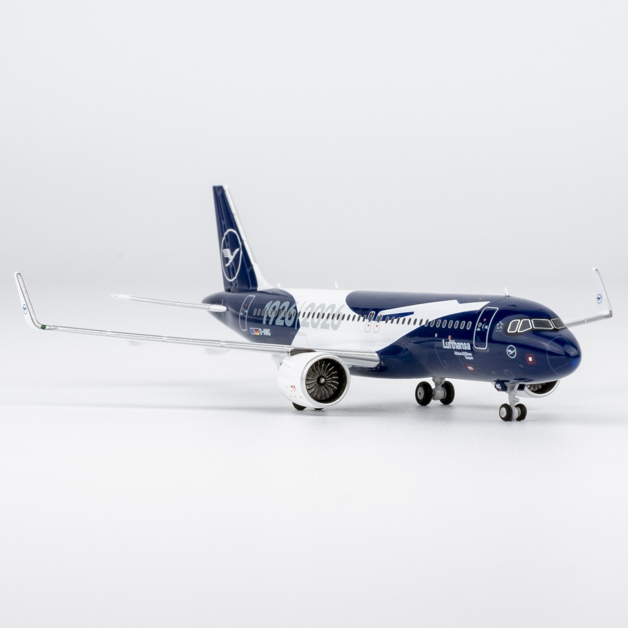 NG 1/400 Lufthansa Airbus A320neo D-AING Finished Colored Model NEW