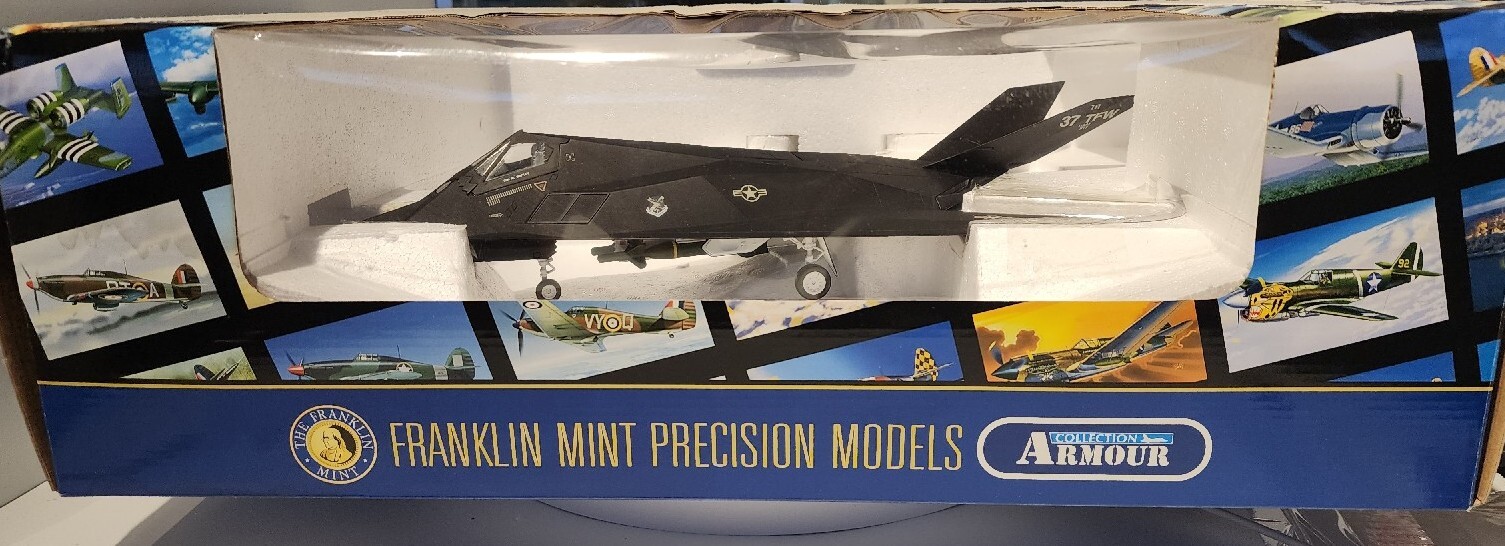 Franklin Mint Armour Collection 1:48 Scale F-117 STEALTH U.S.A.F# GULFWAR
