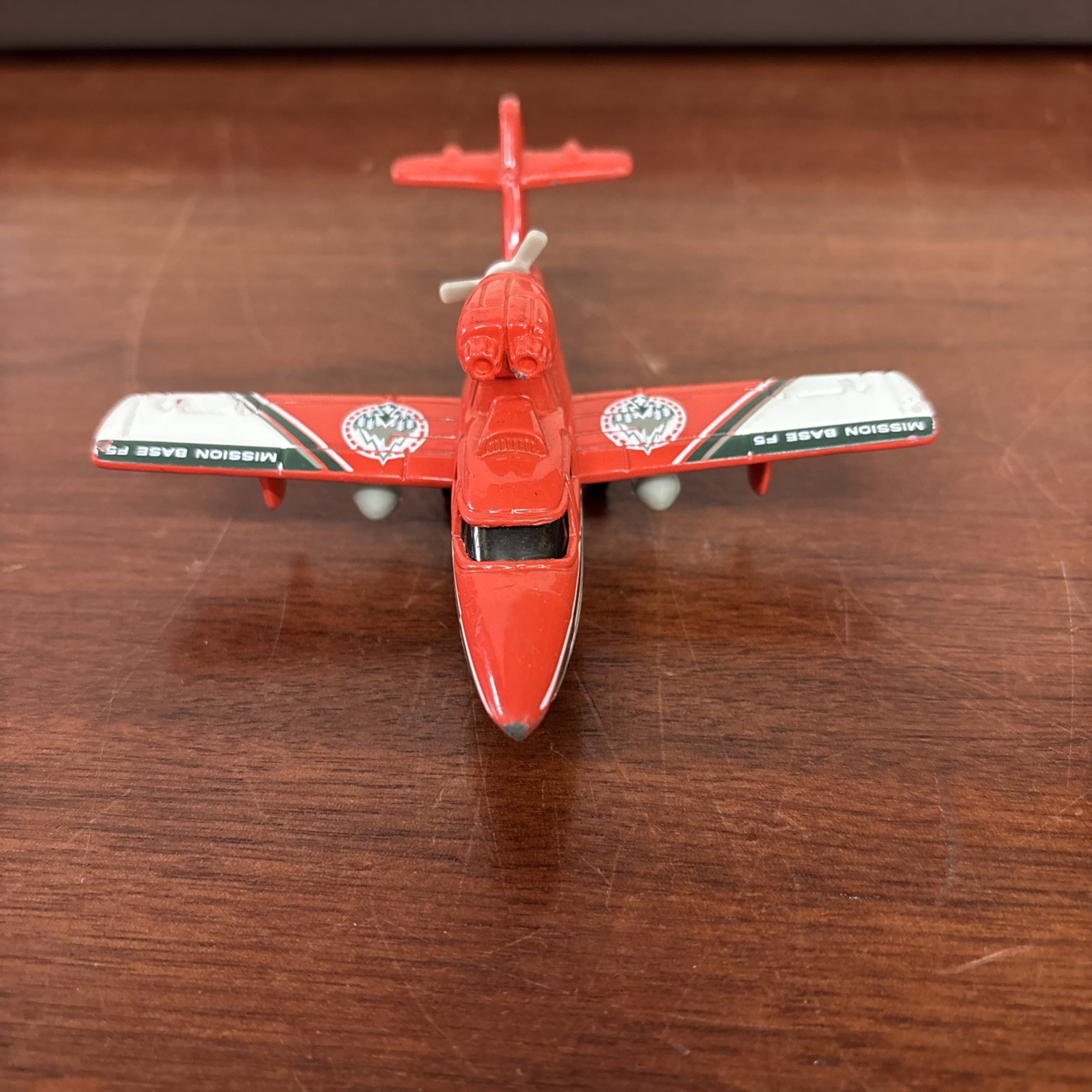 2001 Matchbox Sky Busters Search Plane Mission Base F5 Orange