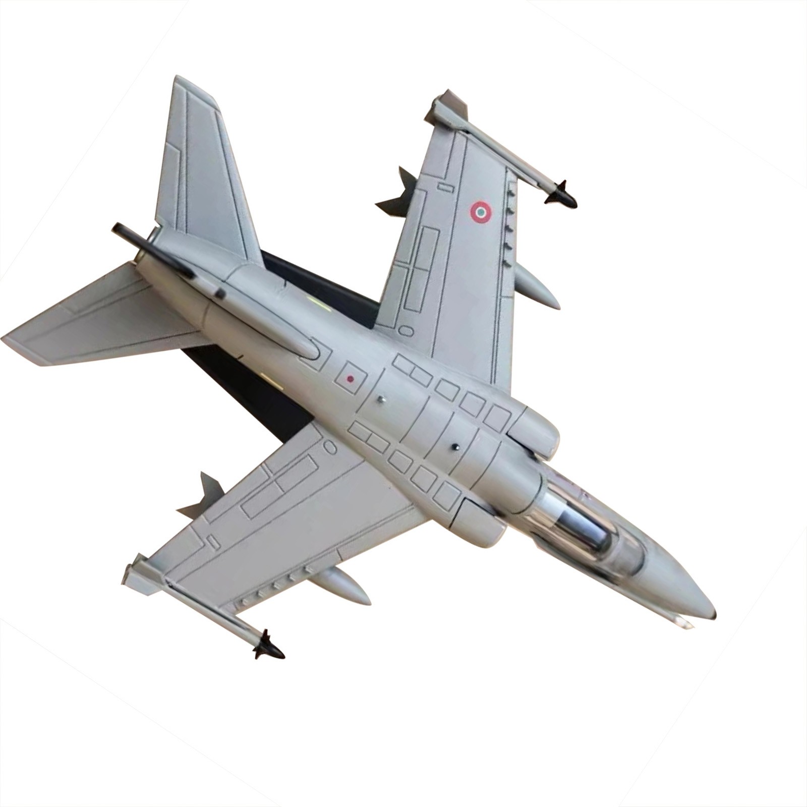 Italian Air Force AMX Ghibli 1:100 Model Alloy Attack Jet Comes With Stand