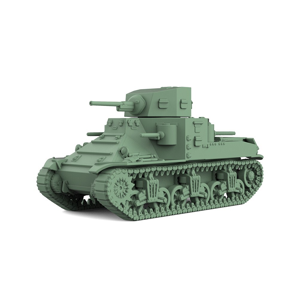SSMODEL SS400525 1/400 Military Model Kit US M2A1 Medium Tank