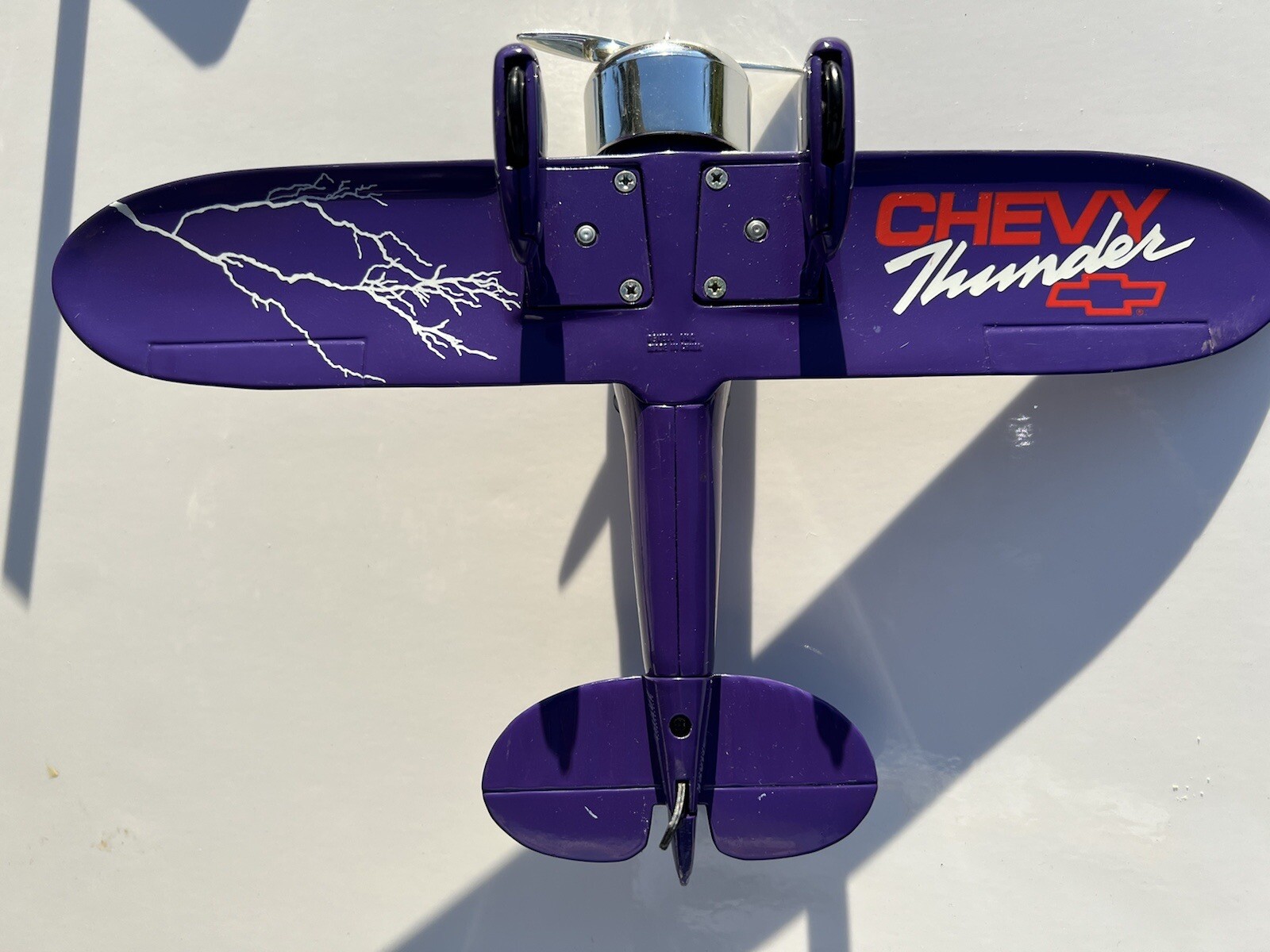 LIBERTY CLASSICS CHEVY THUNDER REVELL PROPELLER AIRPLANE COIN BANK CHEVROLET WOW