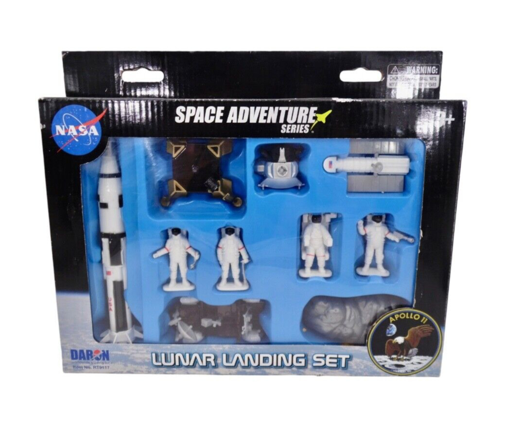 NASA Apollo 11 Lunar Landing Space Adventure Series 9 pc. Play Set Daron