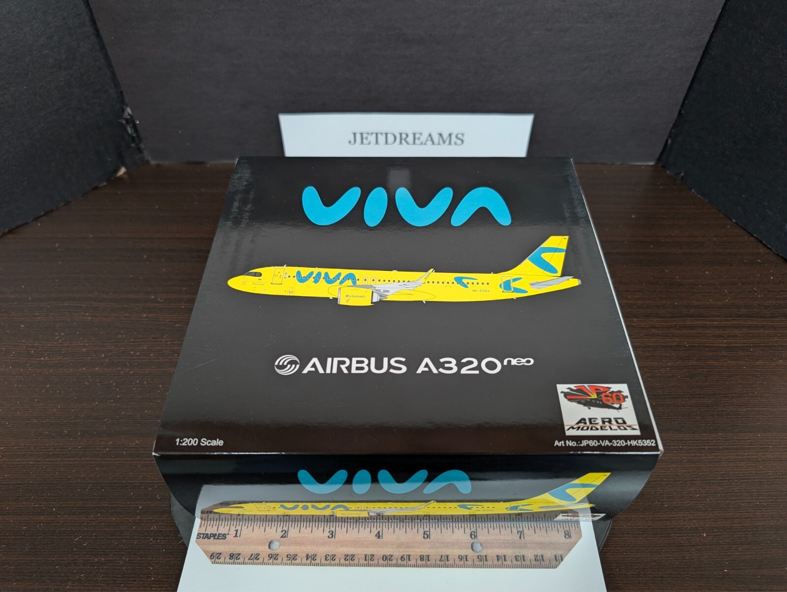 1/200 VIVA COLOMBIA AIRBUS A320-200 NEO 2020’S COLORS HK-5352 JP60 AERO MODELS