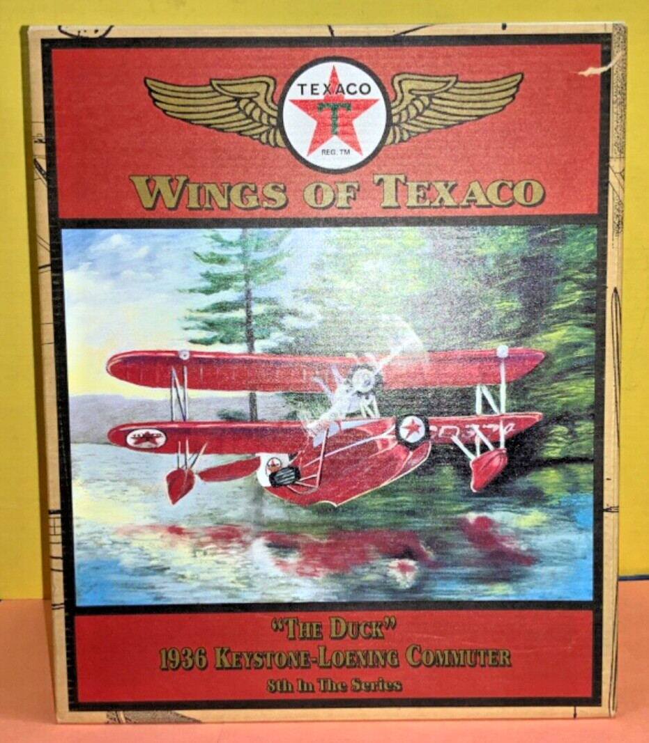 2000 ERTL Wings of Texaco The Duck 1936 Keystone-Loening Commuter – AS IS (B)