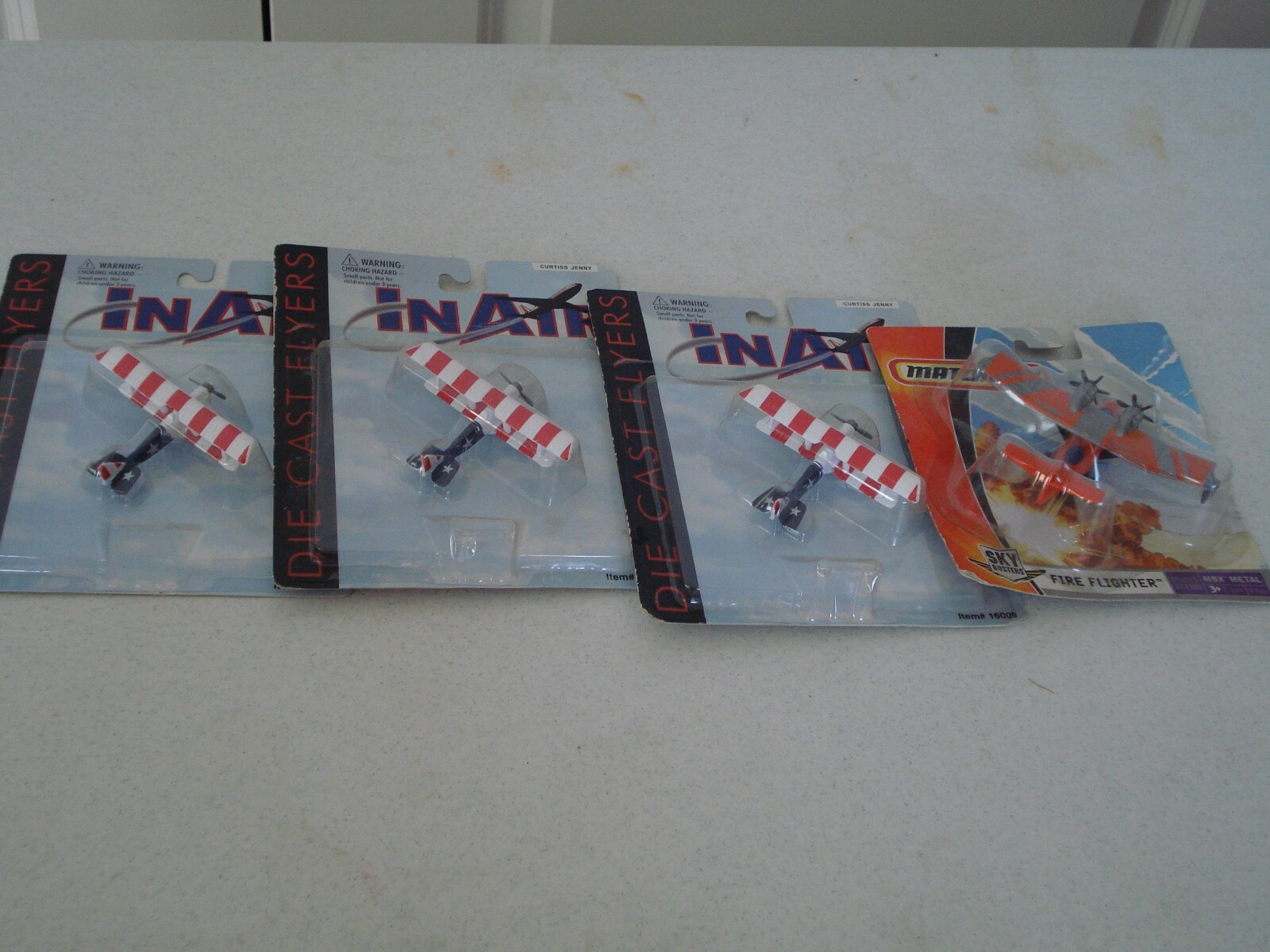 IN AIR DIE CAST PLANES lot of 3 planes & 1 other
