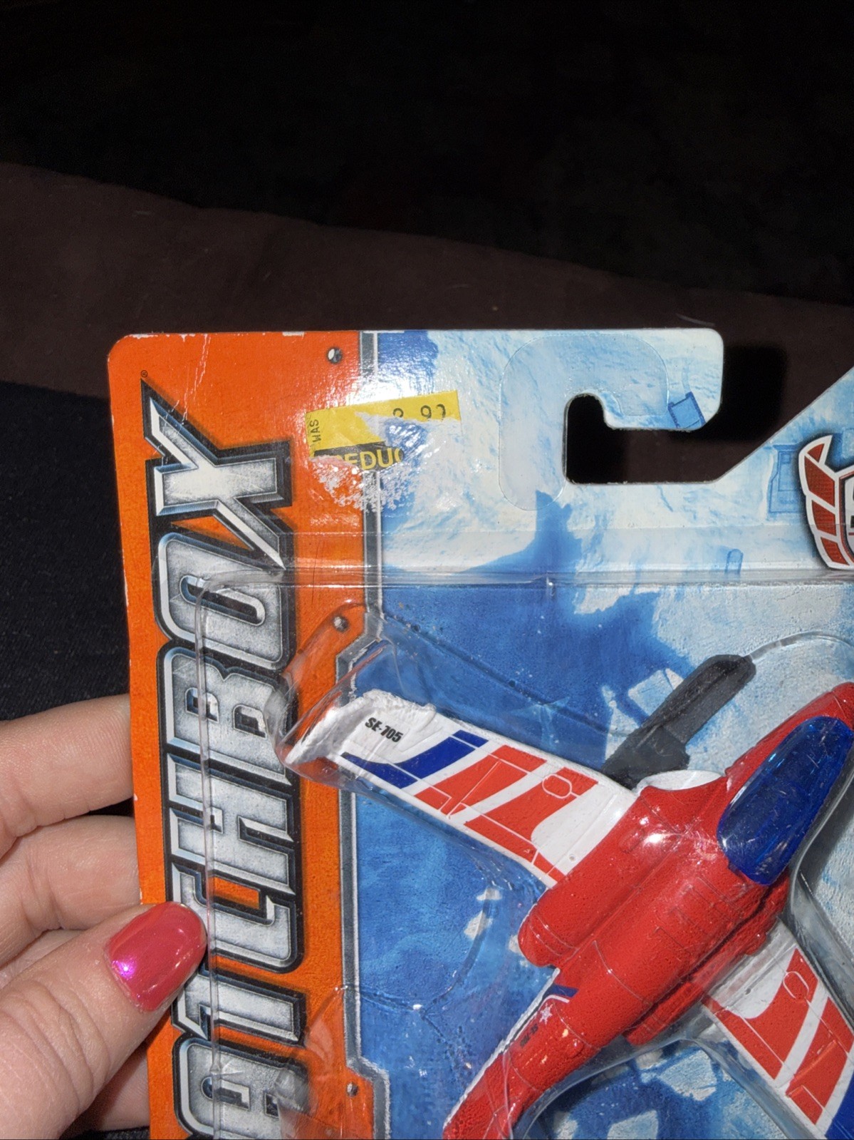 MATCHBOX SKY BUSTERS ARCTIC SNOW EXPLORER RED WHITE BLUE SE-705 2012 NEW MATTEL.