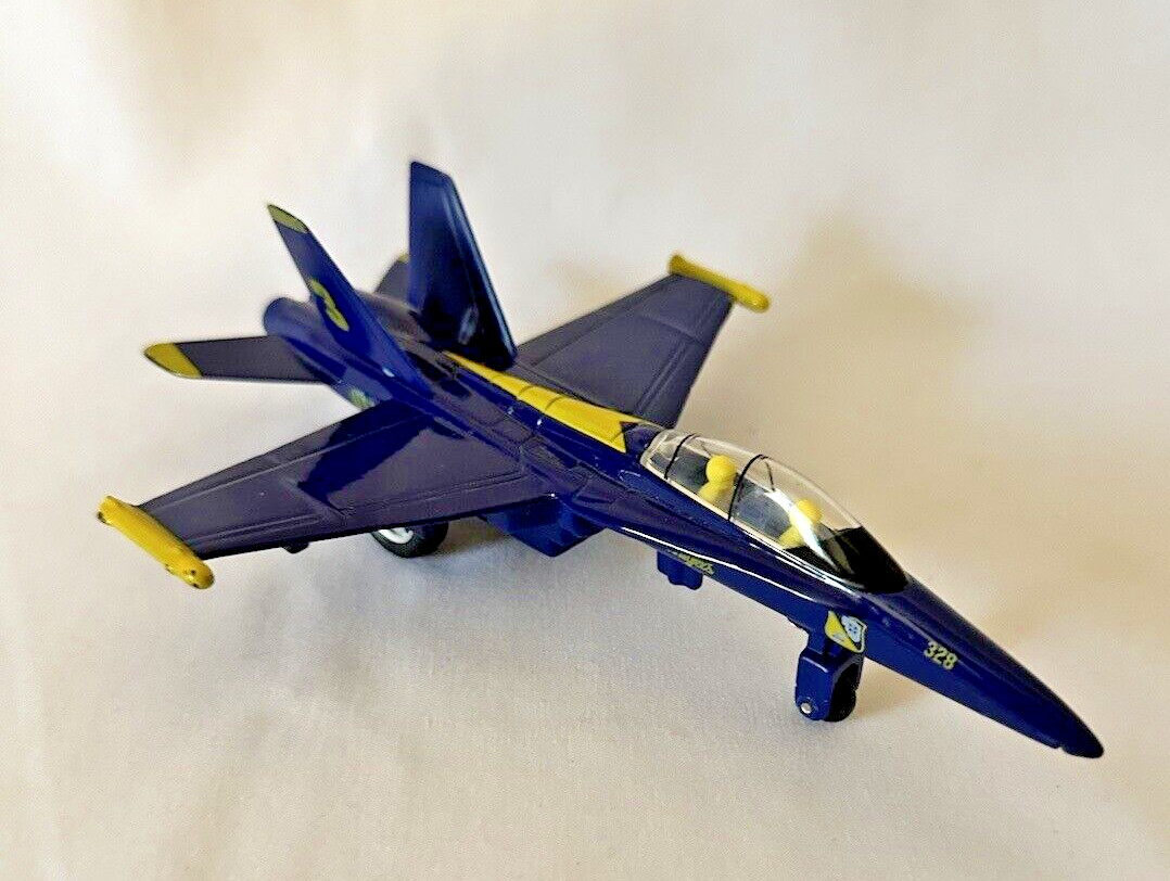 PMT Holdings LTD Blue Angels Jet US Navy 3 Blue Yellow Diecast Toy
