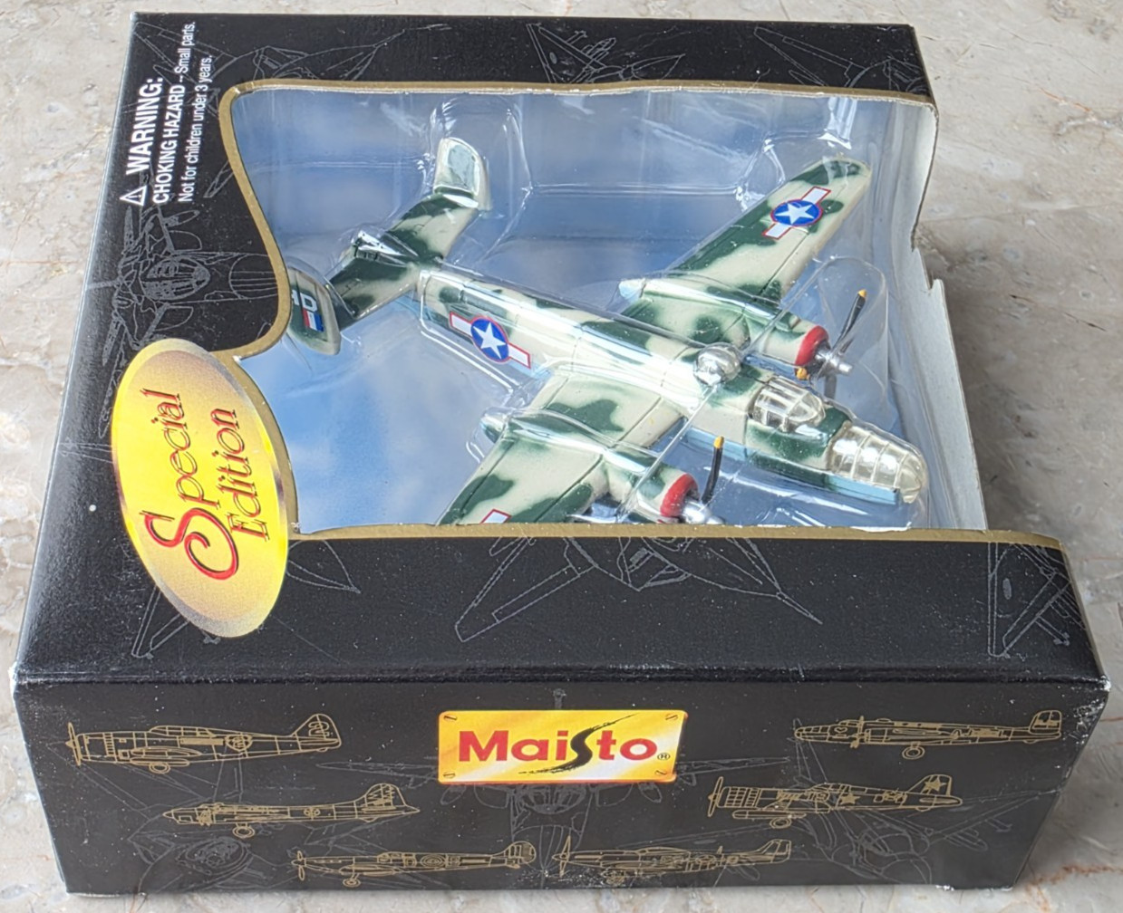 New Maisto Special Edition Air Force North American B-25 Mitchell WWII Bomber