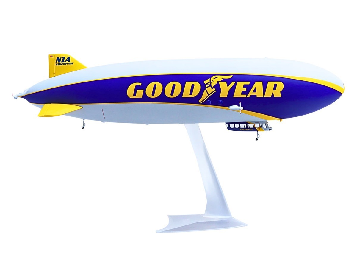 Zeppelin NT Aircraft “Goodyear Blimp – Wingfoot One” (N1A) Gray and Blue 1/200