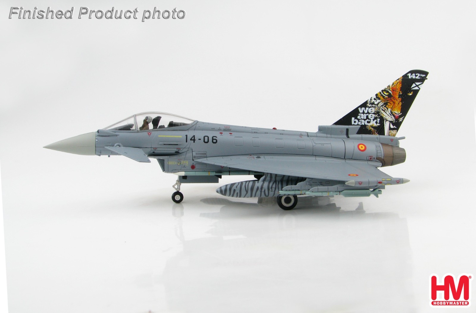 Hobbymaster 1:72 Eurofighter EF-2000 Typhoon S Spanish AF Tiger Meet 2016 HA6603