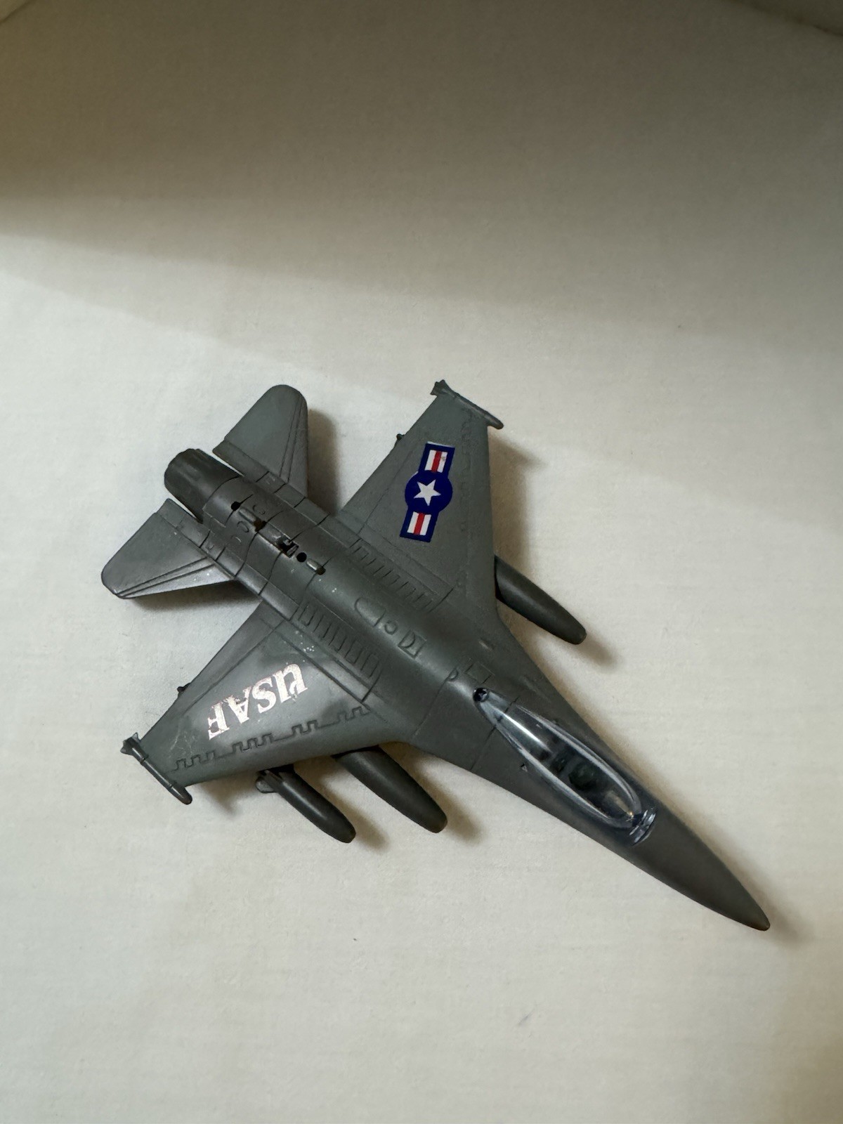 F-16 Fighting Falcon USAF Diecast Plane United States Air Force Plane