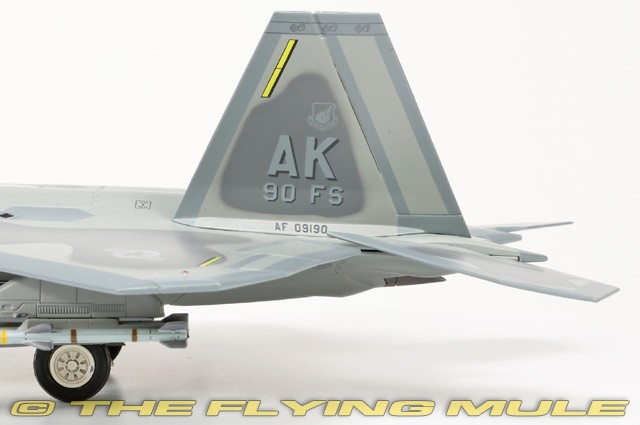 Hobby Master 1:72 F-22A Raptor USAF 3rd WG, 90th FS Pair-O-Dice #09-4190