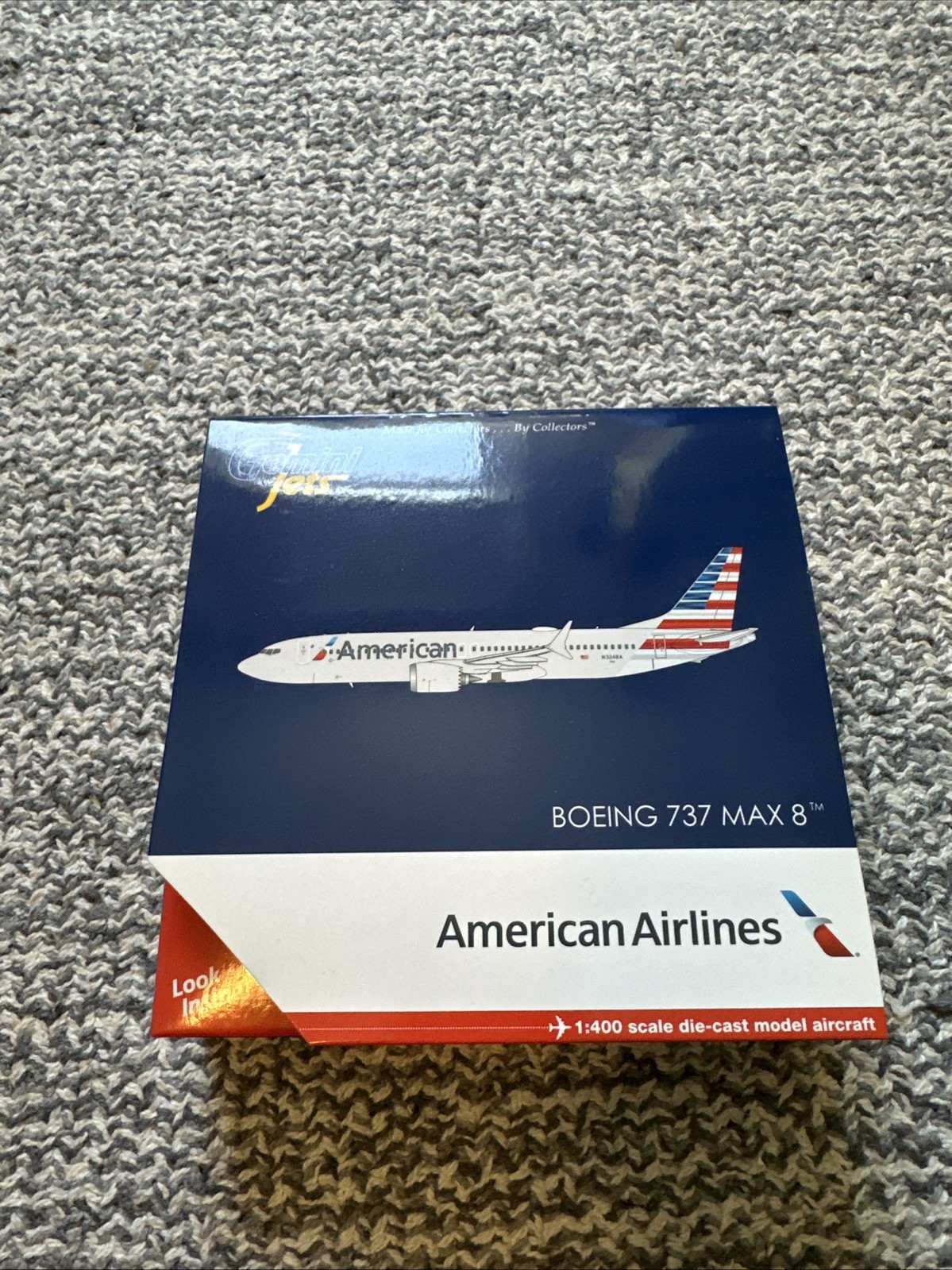American Airlines Boeing 737 MAX 8 GJAAL2358 Gemini Jets Scale 1:400 IN STOCK