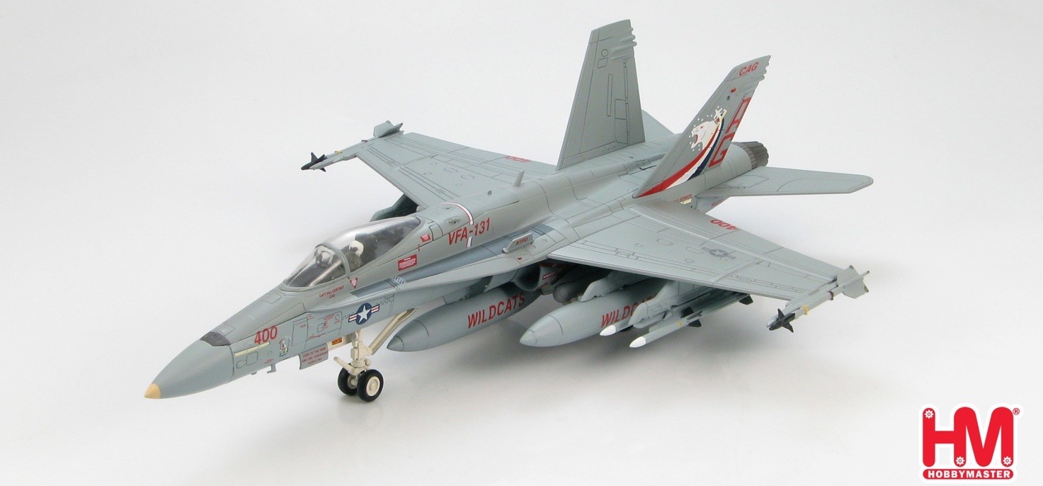 HA3515 Hobby Master F/A-18C Hornet 1/72 USN VFA-132 Wildcats CAG Jet
