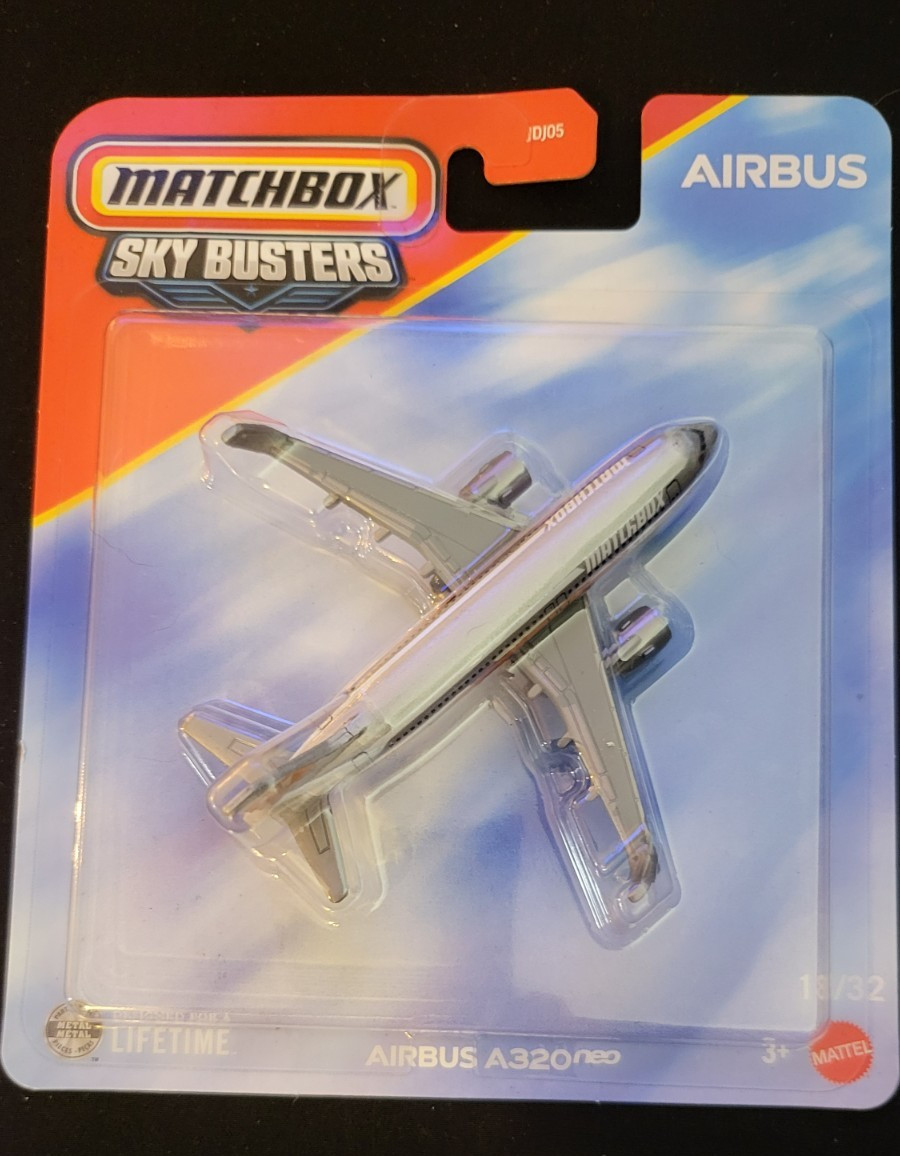 2026 Matchbox Sky Busters 18/32 AIRBUS A320 NEO MBX Air New Near Mint
