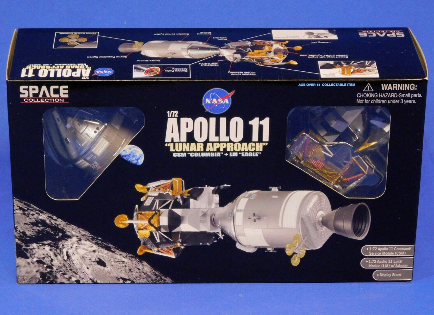 DRAGON WINGS SPACE COLLECTION APOLLO 11 LUNAR APPROACH 2011 NEW 1:72 SCALE