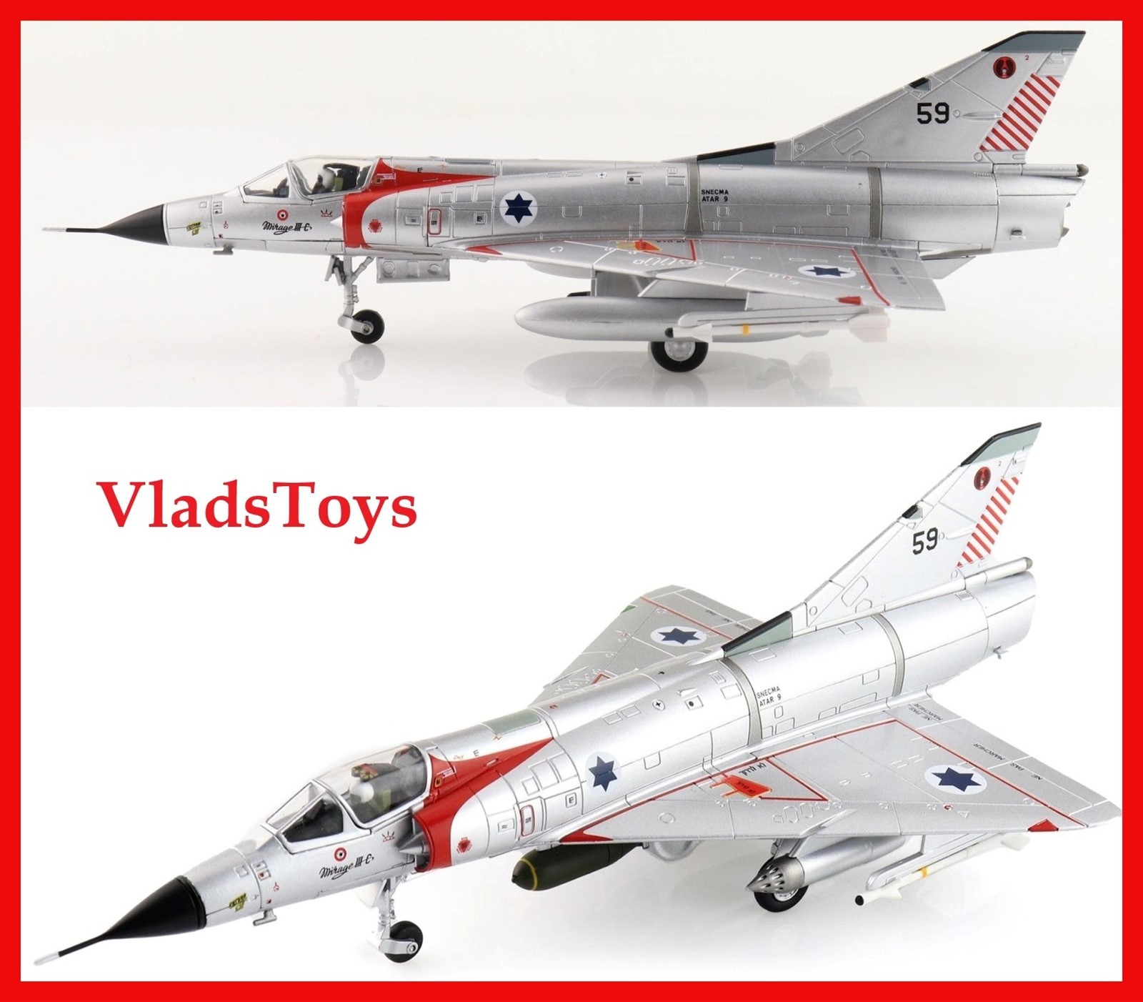 Hobby Master 1:72 Mirage IICJ Shahak IDF/AF 101st Sqn Yoram Agmon Israel HA9801