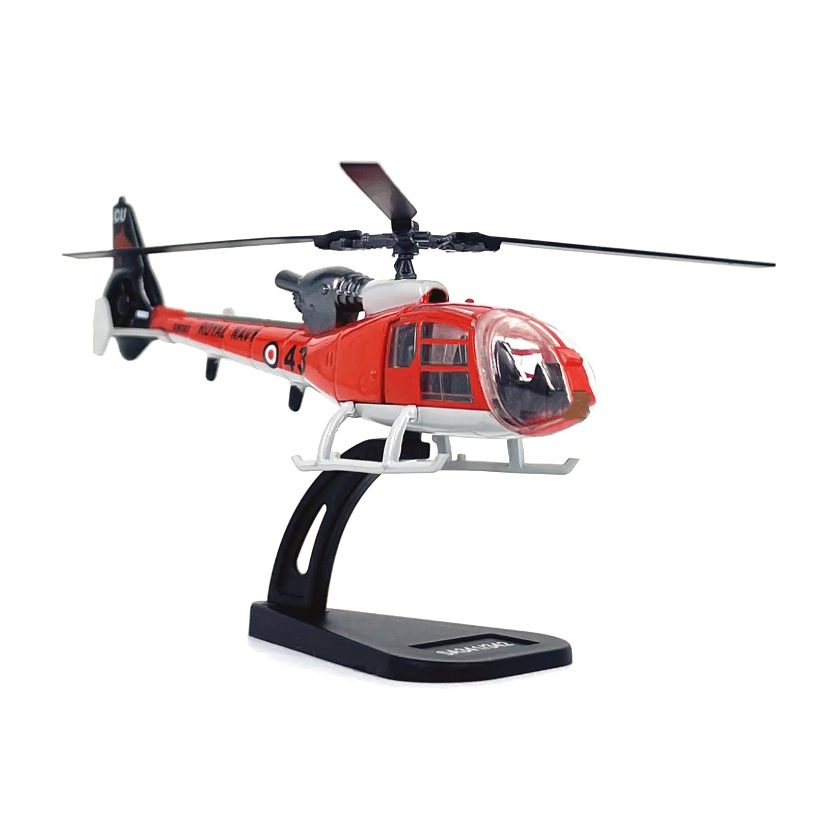 SA341/342 Gazelle Finished Model – 1:100 Scale Diecast Helicopter Collectible