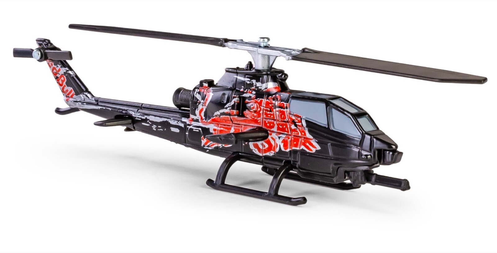 The Flying Bulls Bell Cobra TAH-1F Helicopter Model Toy Diecast 1:110 Scale