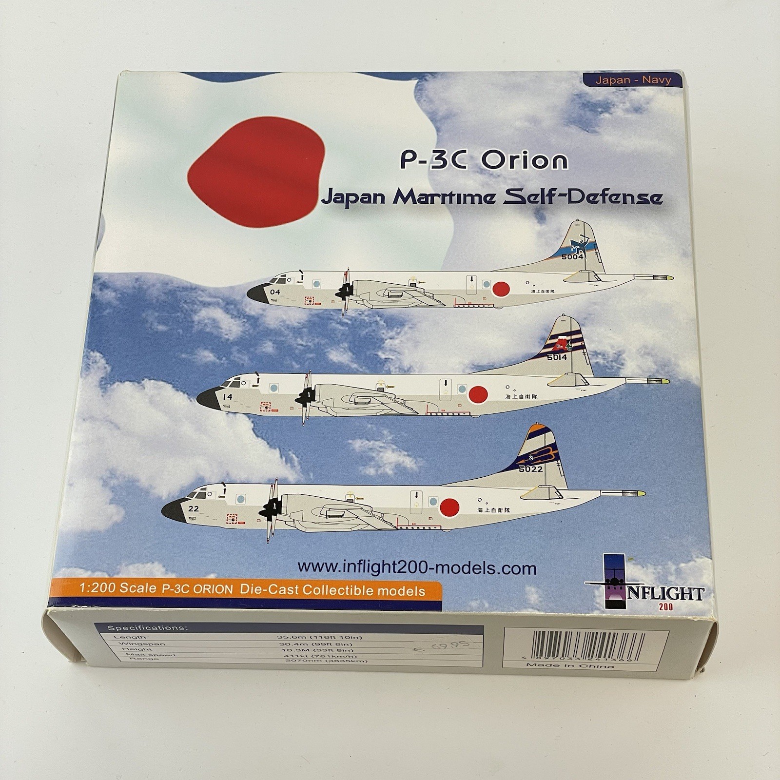 Boxed Inflight 200 1:200 Scale Japan Navy P-3C Orion Japan Maritime Self Defense