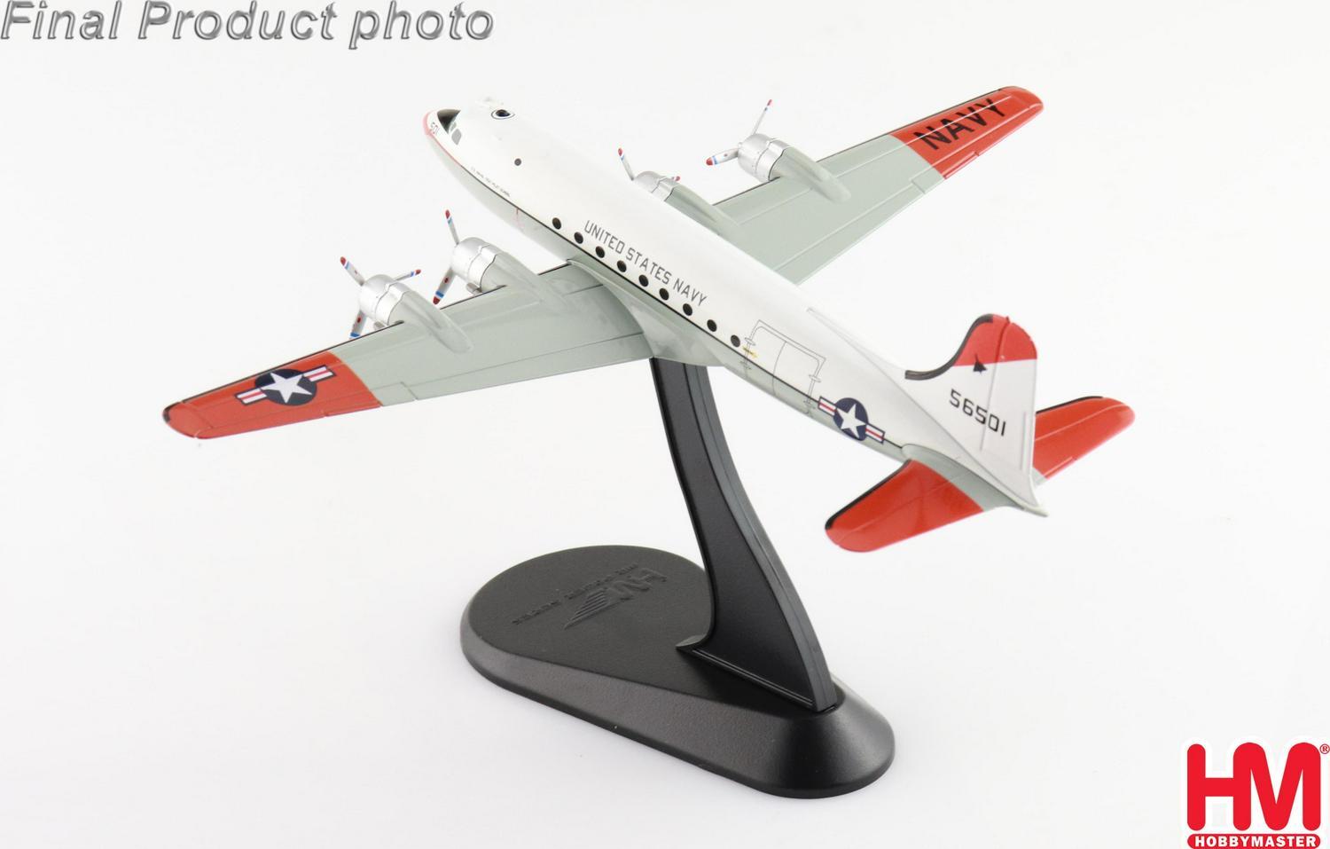 Douglas C-54Q Skymaster 56501 US Navy Test Pilot School 1973 Diecast 1:200 Scale
