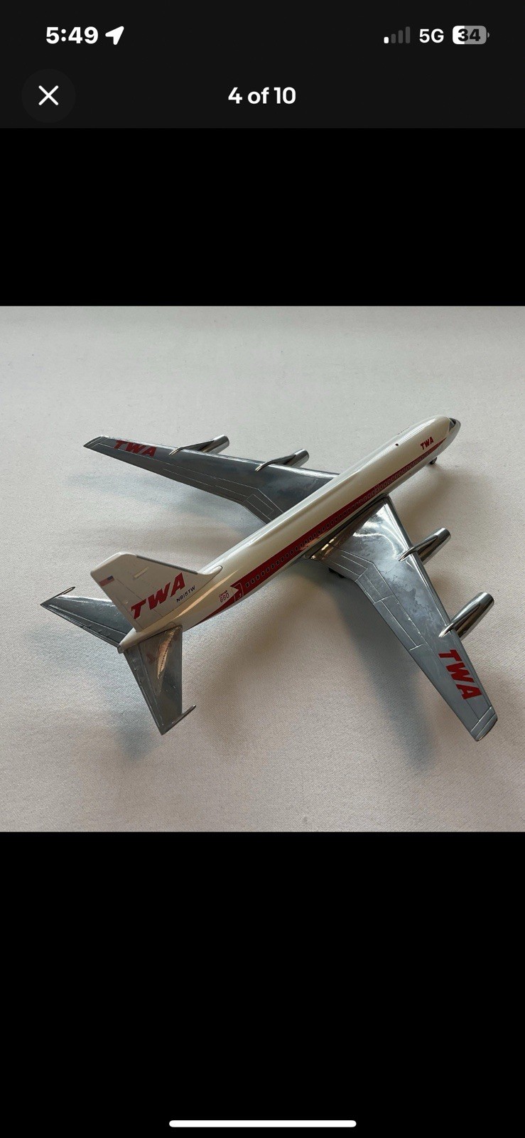 Inflight200 TWA Convair CV-880 N815TW 1:200 Diecast Model.