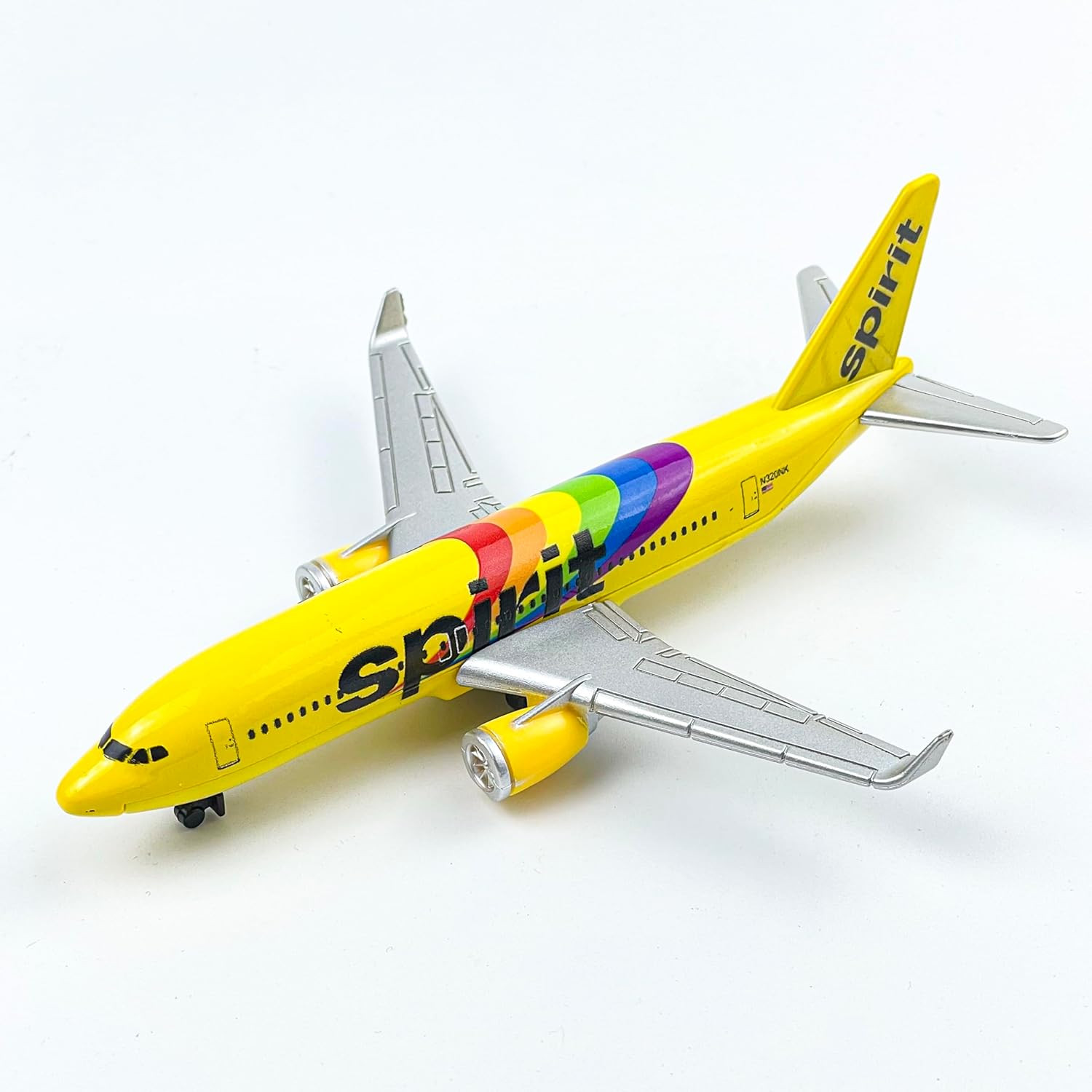 Spirit Model Airplane, Rainbow Livery Planes Model Aircraft Suitable for Collect