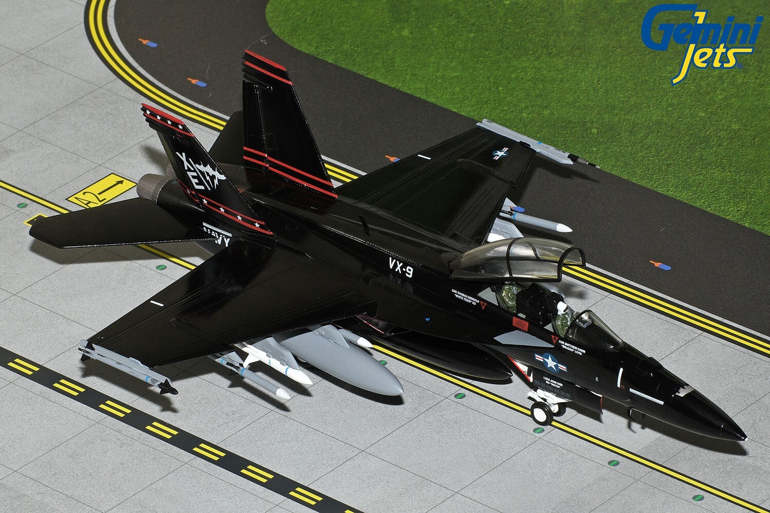 USN F/A-18F Super Hornet 166673 VX-9 Gemini Jets ACES GAUSN10004 Scale 1:72