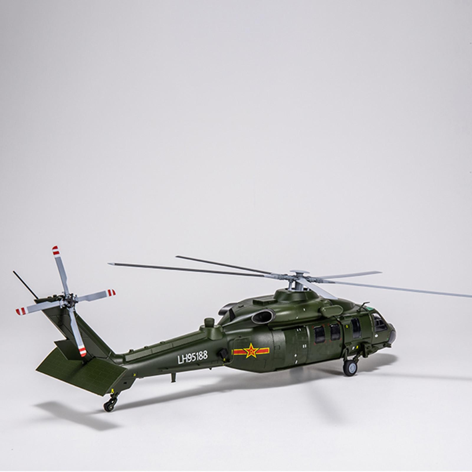 1/72 Armed Straight 20 Helicopter Model Z-20 Aircraft Alloy Military Aircraft C