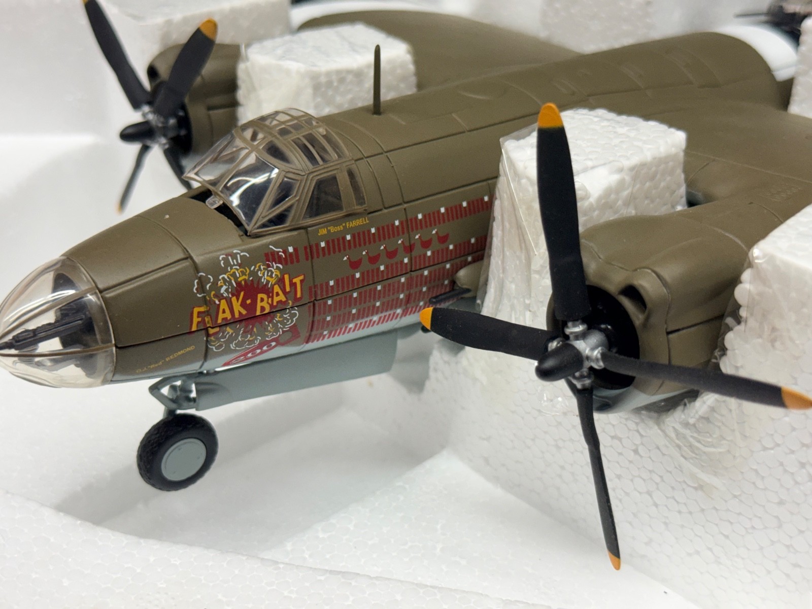 FRANKLIN MINT / ARMOUR 1:48 USAAF B-26 MARAUDER “FLAK BAIT” – NIB – B11E053