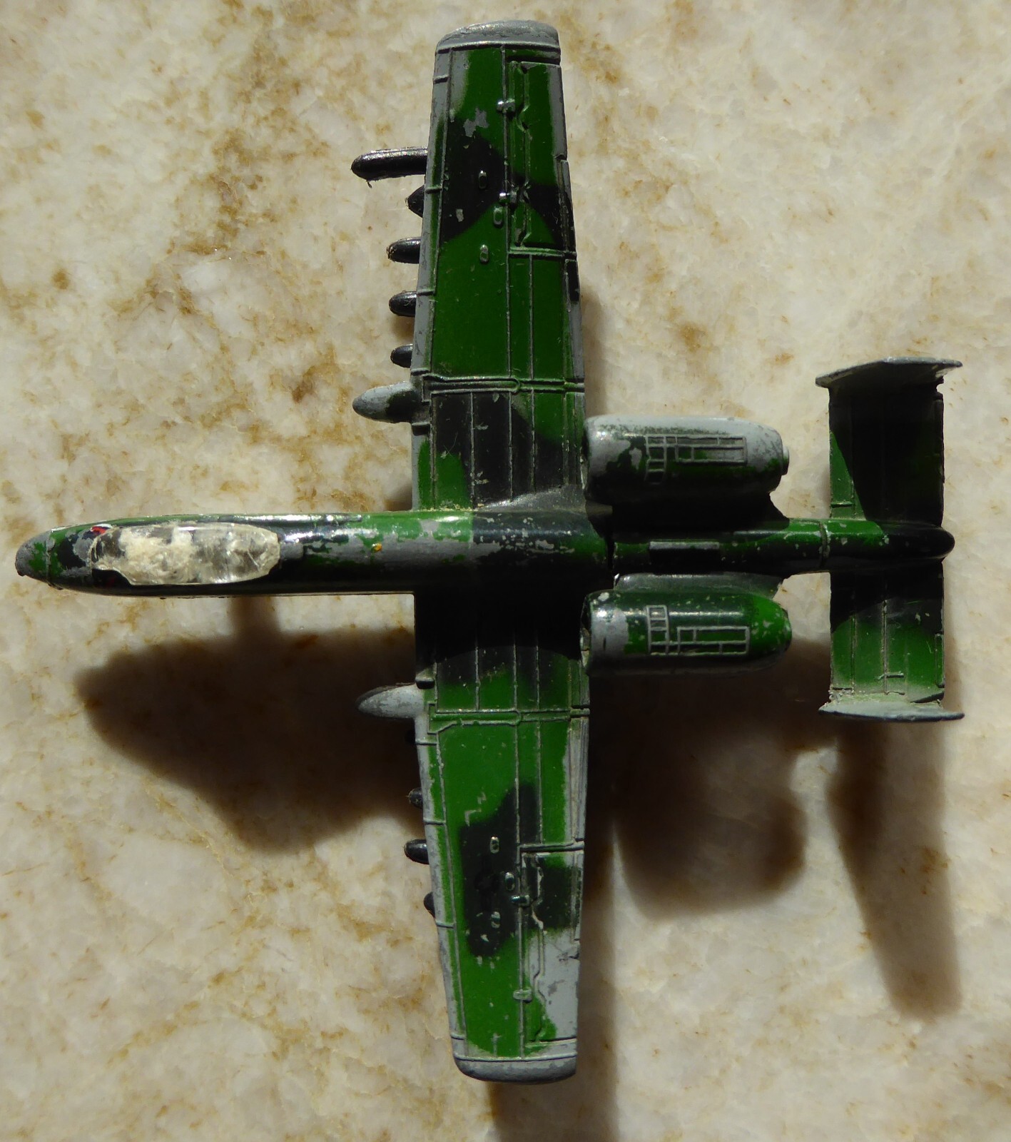 FAIRCHILD REPUBLIC A142 DIE CAST A-10A 3″ US AIR FORCE JET AIRPLANE VINTAGE